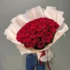 51 роза 50 см в стильной упаковке