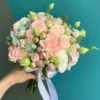 Букет невесты с кустовыми розами