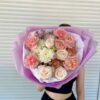 Сборный букет в нежных оттенках