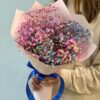 Букет-комплимент из радужной гипсофилы
