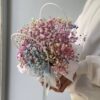 Сумочка-комплимент из гипсофилы