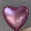 Фольгированный шар матовый Розовое сердце