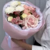 Розовый сборный букет