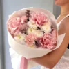 Нежный сборный букет с французскими розами