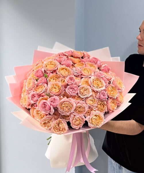 букет кустовых роз купить воронеж