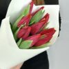 Букет из 9 красных тюльпанов