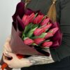 Букет из 15 красных тюльпанов