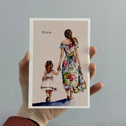 Открытка «Мам»